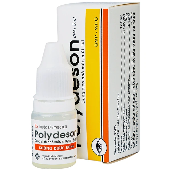 Polydeson 5ML Vidipha (dung dịch nhỏ mắt) - Bệnh Viện Vạn Gia An