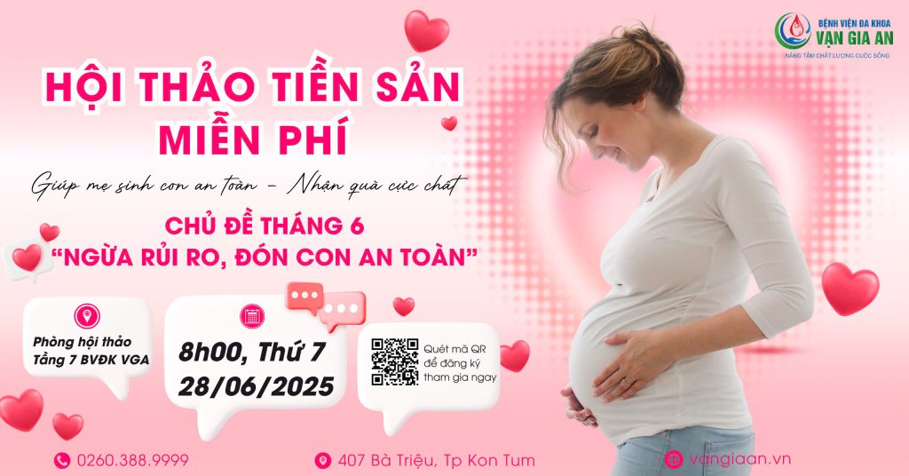 Mẹ bầu tham dự hội thảo tiền sản tháng 6 tại Bệnh viện Vạn Gia An - Nhận quà tặng, học chăm sóc thai kỳ an toàn