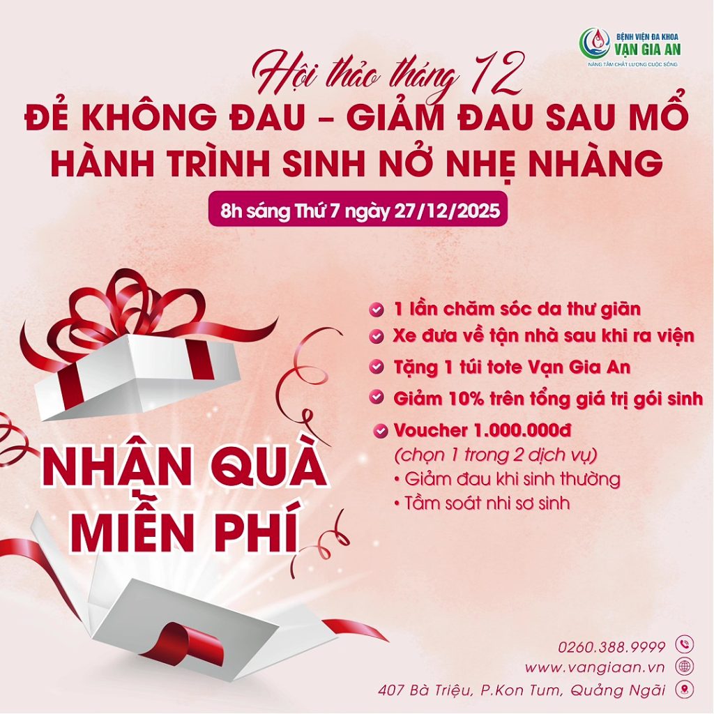 Hội thảo tiền sản tháng 12